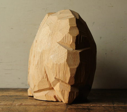 柴崎重行の木彫り熊